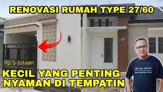 Biaya renovasi rumah ! Rumah type 27/60 !! Bagian teras