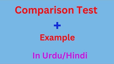 comparison test with example || CH # 10 || Thomas Calculus || in Urdu/Hindi