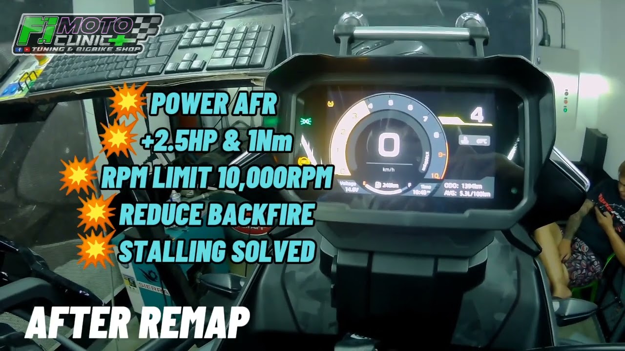 CF MOTO 450MT REMAP DYNO TUNING UNLOCKED RPM LIMIT