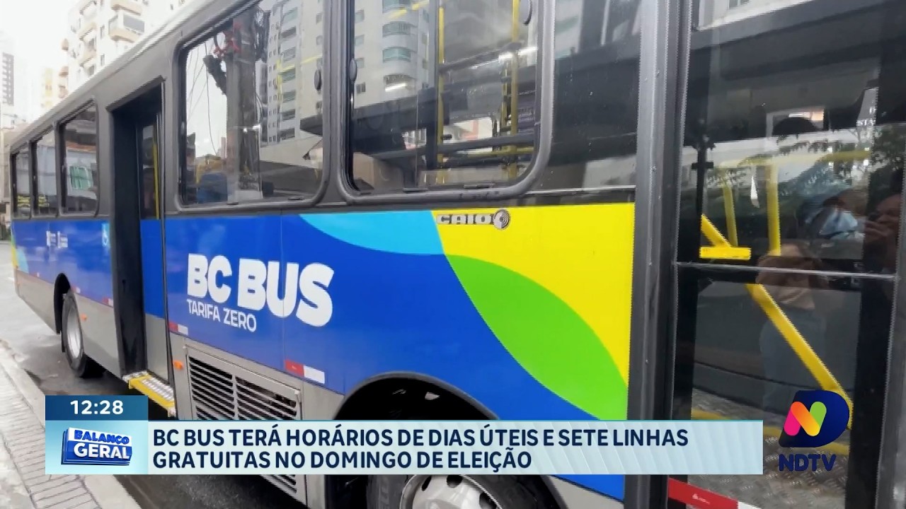 Itajaí e BC terão transporte gratuito no domingo das eleições