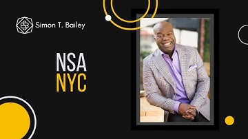 Simon T. Bailey at NSA NYC | Spark Your Comeback & Step Into Your Brilliance