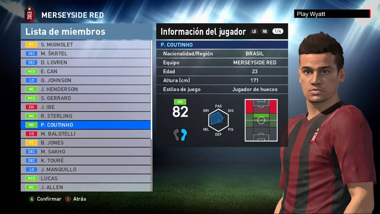 South East London Reds (Charlton Athletic) PES 2016 Stats