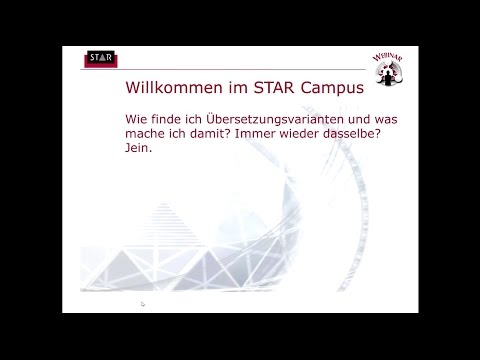 STAR Transit: Wie finde ich Übersetzungsvarianten und was mache ich damit?