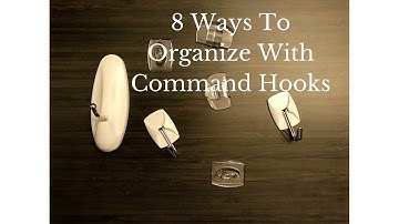 8 WAYS TO ORGANIZE WITH COMMAND HOOKS | MARTINMADE