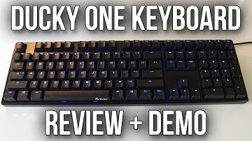 Ducky One Mechanical Keyboard Review and Demo