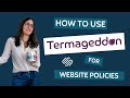How To Use Termageddon For Squarespace Website Policies