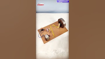 DIY Mini Generator Using Rubber Bands – Simple Project Idea #automobile #experiements #coracle #cast