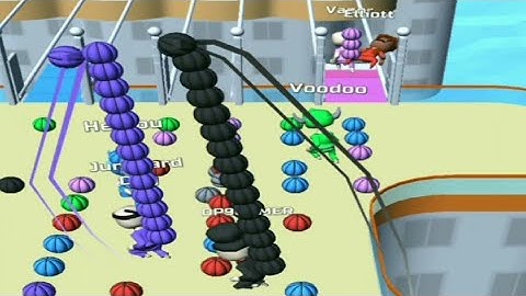 Bridge Race : Full level 🌈 🏀⚾⚽🏃gameplay (Level : 34 ) | HD Walkthrough Race Bridge Game Video