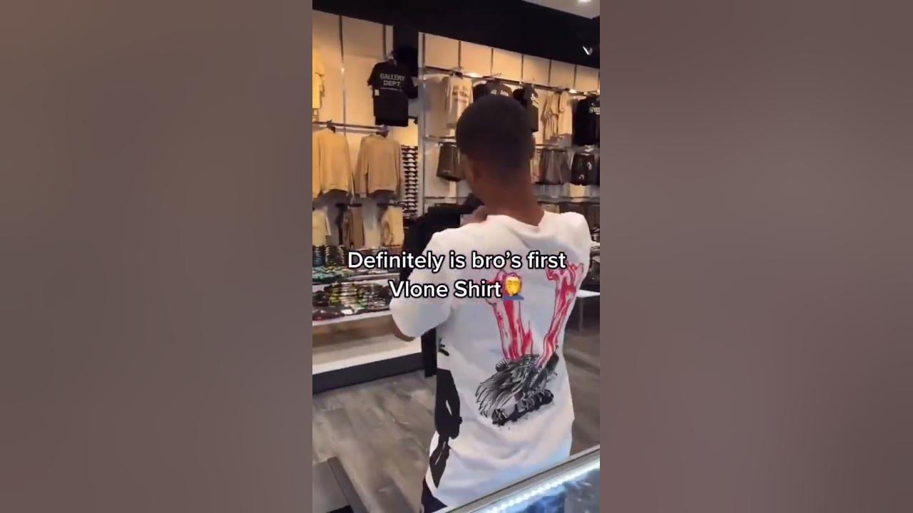 When It's Your First Time Wearing Vlone 😅 (via jahreselly_/TT) #shorts