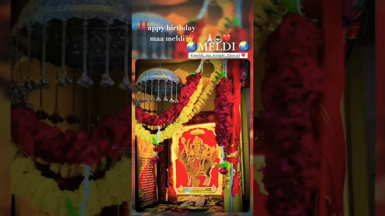 Happy birthday meldi maa🙏👑.       