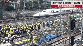 【速報】山手・京浜東北線が一部運休 20日昼まで、影響55万人  都心と羽田直通工事で
