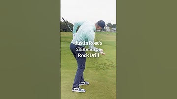Is your upper body outracing in the downswing? Try this simple drill from Justin Rose. 🙌