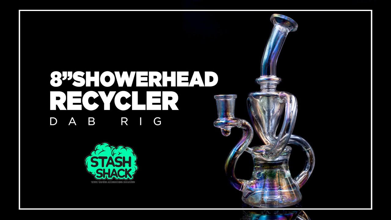 8in  Showerhead Recycler Dab Rig Review