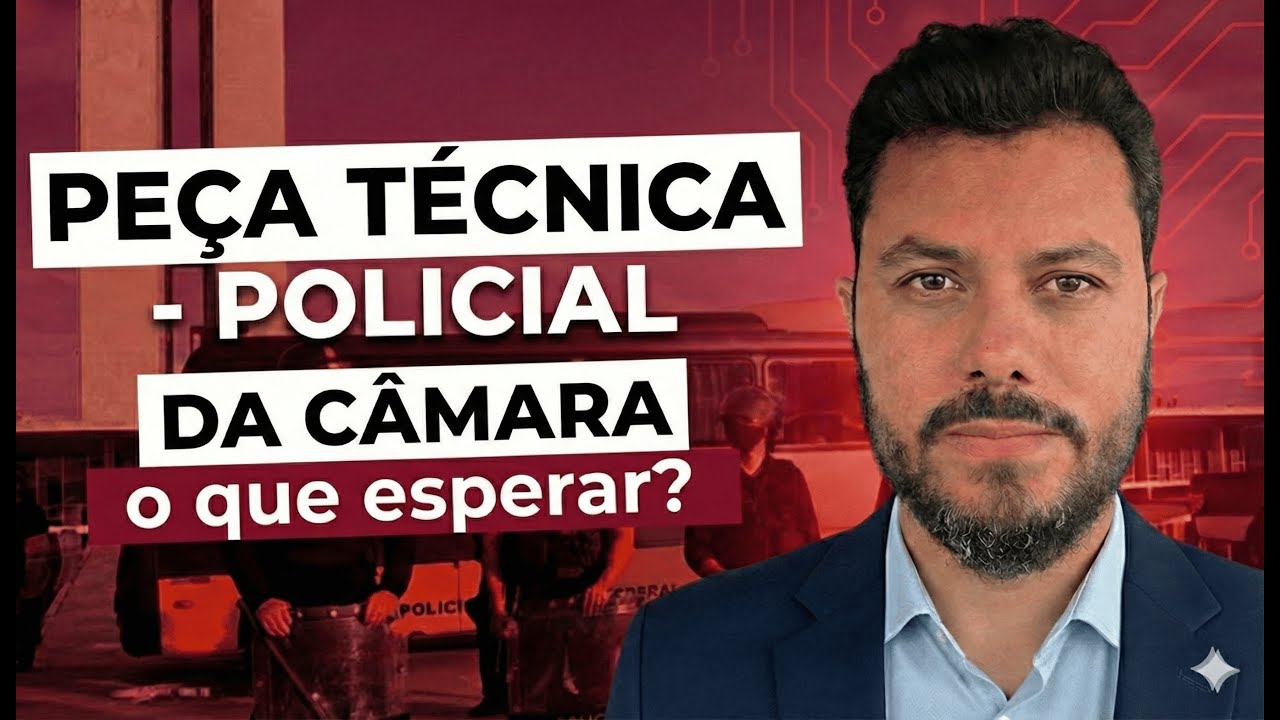 Como será a PEÇA TÉCNICA de Policial da Câmara