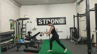 Single Arm Bottoms Up Split Squat