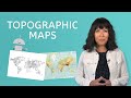 Topographic maps  earth science for kids
