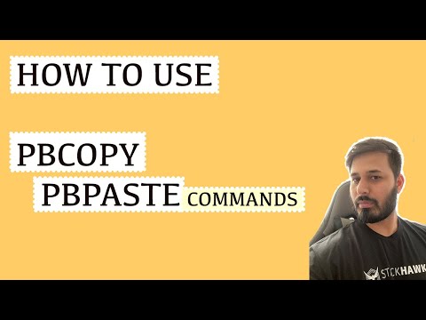 How To Use Pbcopy And Pbpaste Command