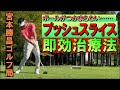 ドライバー・プッシュスライス即効治療法 ボールのつかまりが悪い その原因の大半はアドレスにあり 故に構え方を正す