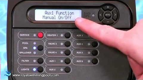 Auxiliary Configuration - Aqua Plus - Pro Logic