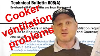 COOKER VENTILATION PROBLEMS. gas tutorial on the correct ventilation need with no openable window.