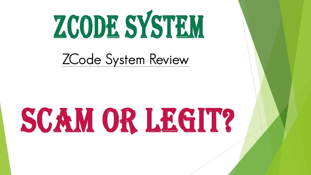 ZCode System Review - ZCode System Scam or Legit?