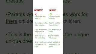 Part 4 ✅ STOP Making These 10 Sentence Mistakes!  📝  #shorts #EnglishTeacher