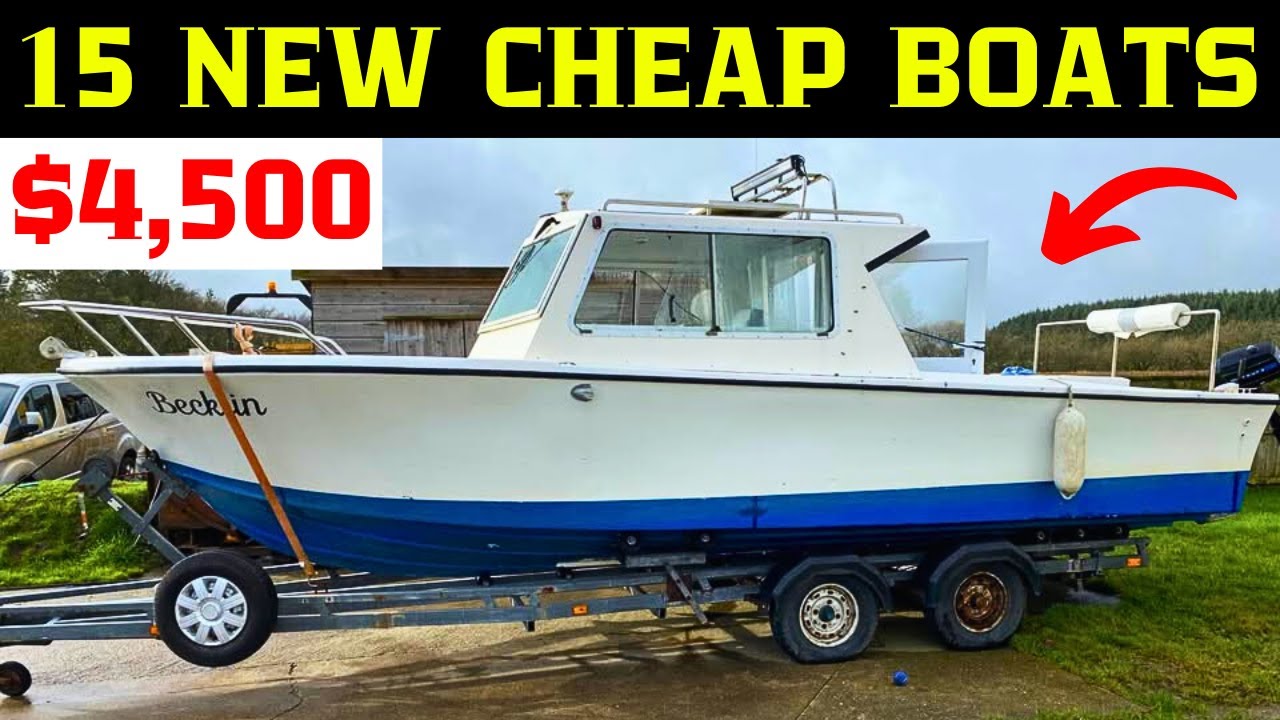 15 Cheap Amazing NEW Boats For Sale Under 10,000 on Marketplace! YouTube