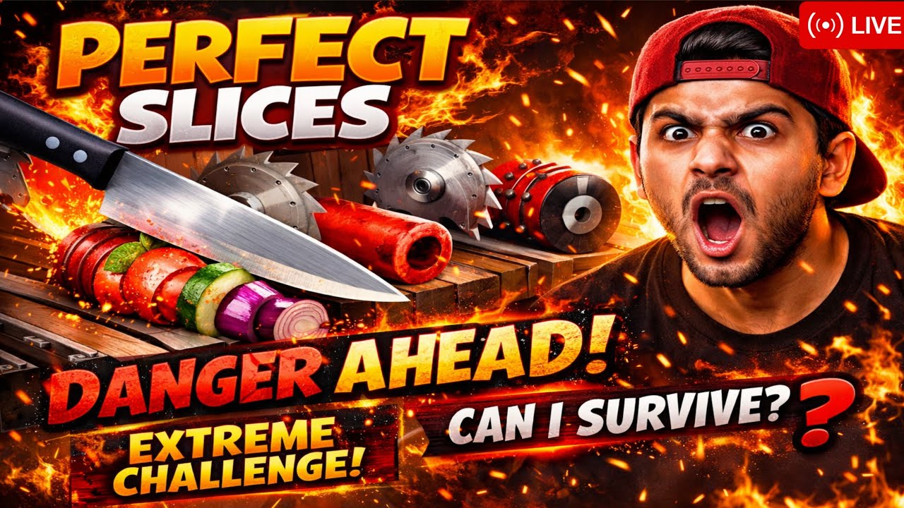 Perfect Slices Game | Ultimate Knife Cutting Challenge 🔪🔥 | Satisfying Gameplay 2026 #PerfectSlices