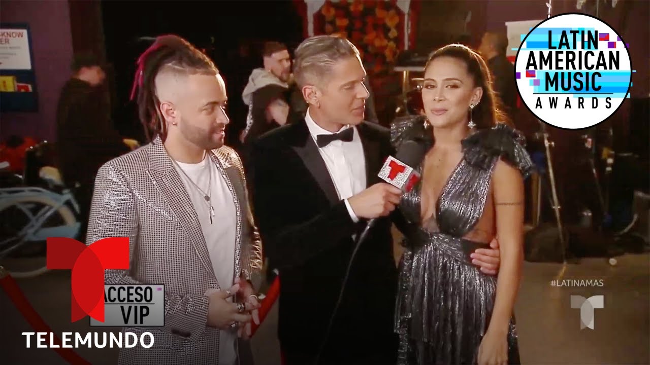 Latin Amas 2019 Greeicy Y Nacho En Acceso Vip Latin Amas 2019