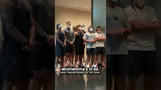 All Blacks Sevens sing waiata Purea Nei