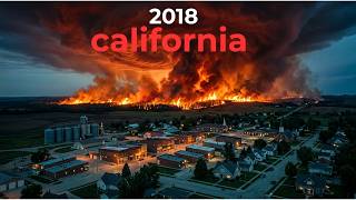 The First Fire Tornado Ever Recorded in History - California 2018 (AI Reconstruction)