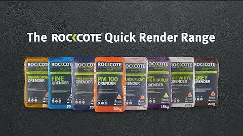 The ROCKCOTE Quick Render Range