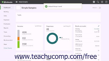QuickBooks Online Plus 2017 Tutorial Entering a Delayed Charge Intuit Training