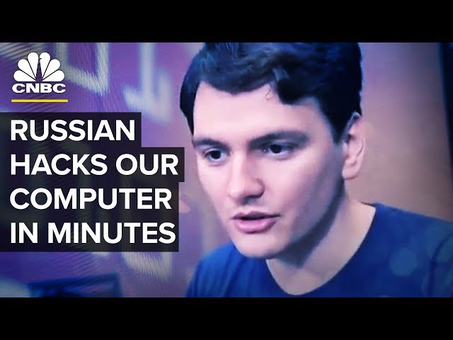 Watch This Russian Hacker Break Into Our Computer In Minutes | CNBC class=