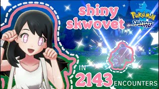 ♡ SHINY SKWOVET in 2143 ENCOUNTERS! (Pokemon Sword) ♡