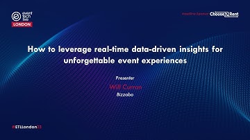 How to leverage real time data driven insights for unforgettable event experiences - ETL 2023