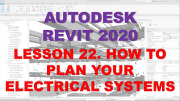 REVIT MEP 2020 - STEP BY STEP TUTORIAL 22 - HOW TO PLAN YOUR ELECTRICAL SYSTEMS