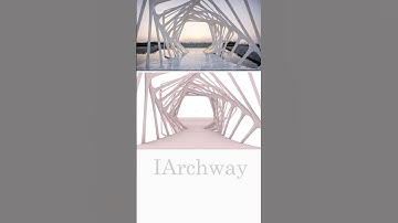 [Grasshopper]Bridge Design Using Polygon and MultiPipe #architecture #grasshopper #rhino #rhinoceros