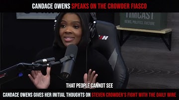 Candace Owens Speaks On The Crowder Fiasco