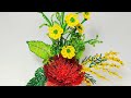 Композиция "Яркое настроение" Часть 1 МК от Koshka2015 - цветы из бисера, бисероплетение, МК