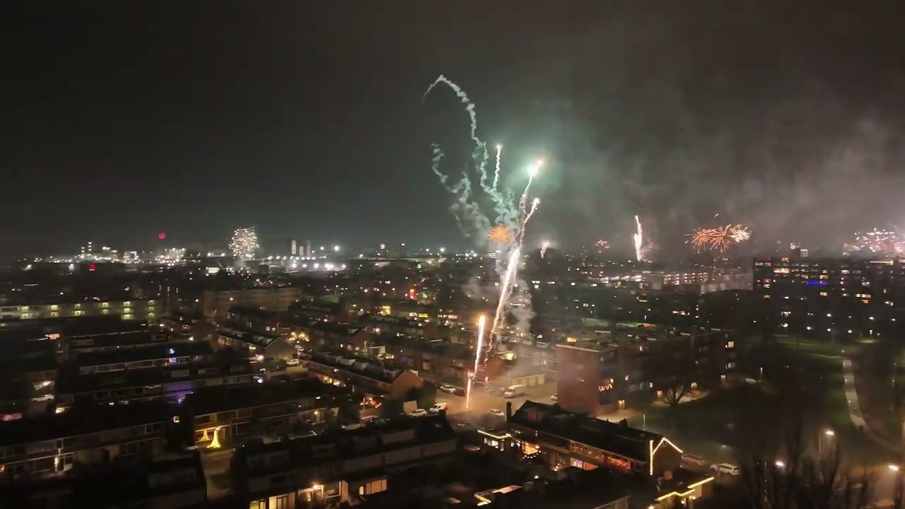 'Triumph' van WTF Fireworks, opgenomen tijdens oud en nieuw 2025/2026