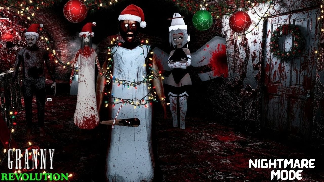Granny 3 Revolution PC (Weapon Table, Christmas mode) Nightmare Mode Full Gameplay