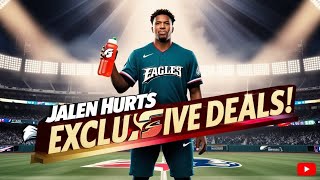 JALEN HURTS DEALS 2025! Nike, Gatorade & Eagles MERCH REVEAL – How Fans Can Invest & Collect