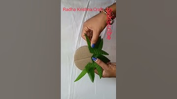 Diwali Decoration With Mango Leaf 😍#shorts #youtubeshorts #viral #Radhakrishnacraft