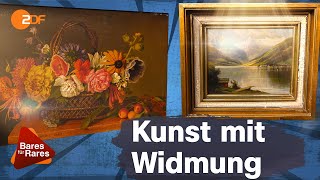 Ölgemälde von 1862 und 1942! Blumenstillleben und See-Motiv | Bares für Rares