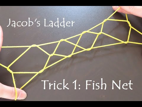 ((Level: Easy)) Jacob's Ladder Trick 1: Fish Net * Cat's Cradle/Ayatori*