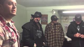 Backstage with 3 doors down
