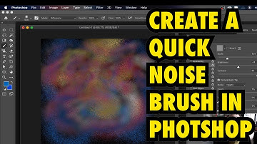 Create a quick noise brush for Photoshop tutorial / how to