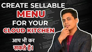 HOW TO DECIDE SELLABLE MENU FOR CLOUD KITCHEN | 2020 | RECESSION | LOCKDOWN