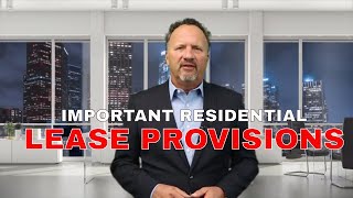 IMPORTANT PROVISIONS THAT SHOULD BE IN A LEASE Update